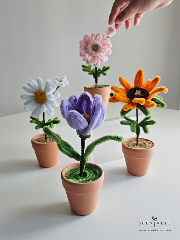 Dainty Flower Pot twisting flower pot